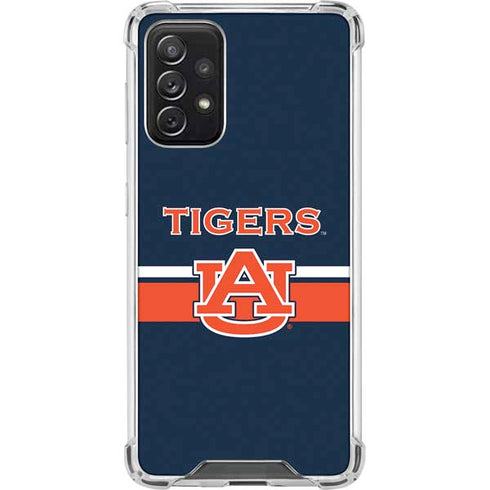 Auburn University Tigers AU Galaxy A72 5G Clear Case